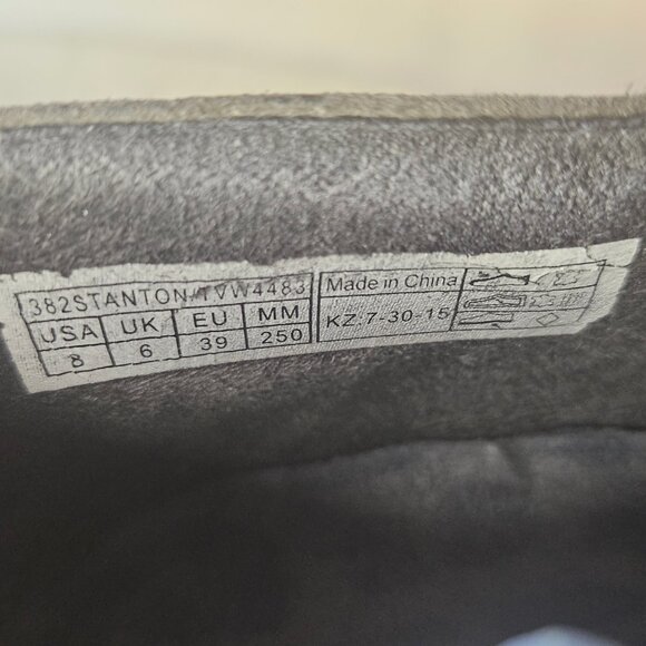 VIONIC Grey Stanton Suede Leather Orthaheel Orthotic Wedge Bootie Size 8 - Picture 5 of 6